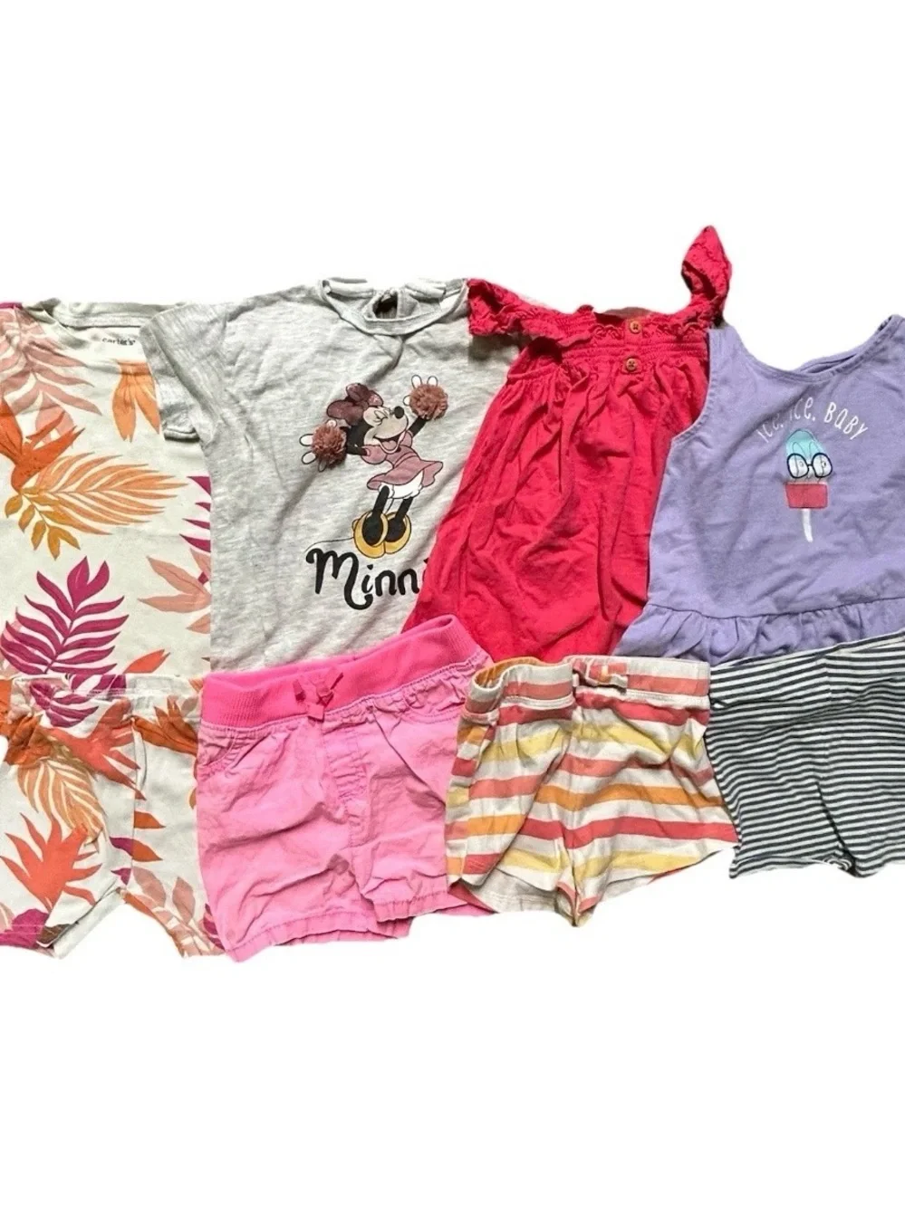 Toddler Girl Summer Clothing Pajama Set Tank Tops Shorts Zara Size 18-24 Months